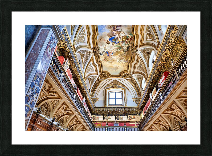 Naples Campania Italy. The Sacred Relics Chamber the “Treasure Chamber” in San Domenico Maggiore a Gothic Roman Catholic church and monastery Picture Frame print