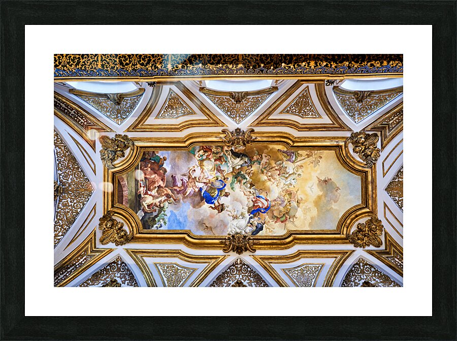 Naples Campania Italy. The Sacred Relics Chamber the “Treasure Chamber” in San Domenico Maggiore a Gothic Roman Catholic church and monastery Picture Frame print