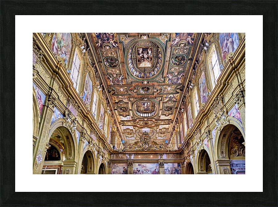 Naples Campania Italy. San Gregorio Armeno St. Gregory of Armenia is a church and a monastery Picture Frame print