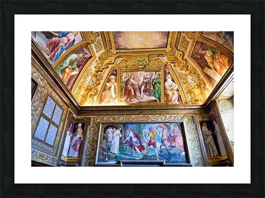 Naples Campania Italy. The Certosa di San Martino Charterhouse of St. Martin is a former monastery complex now a museum Picture Frame print