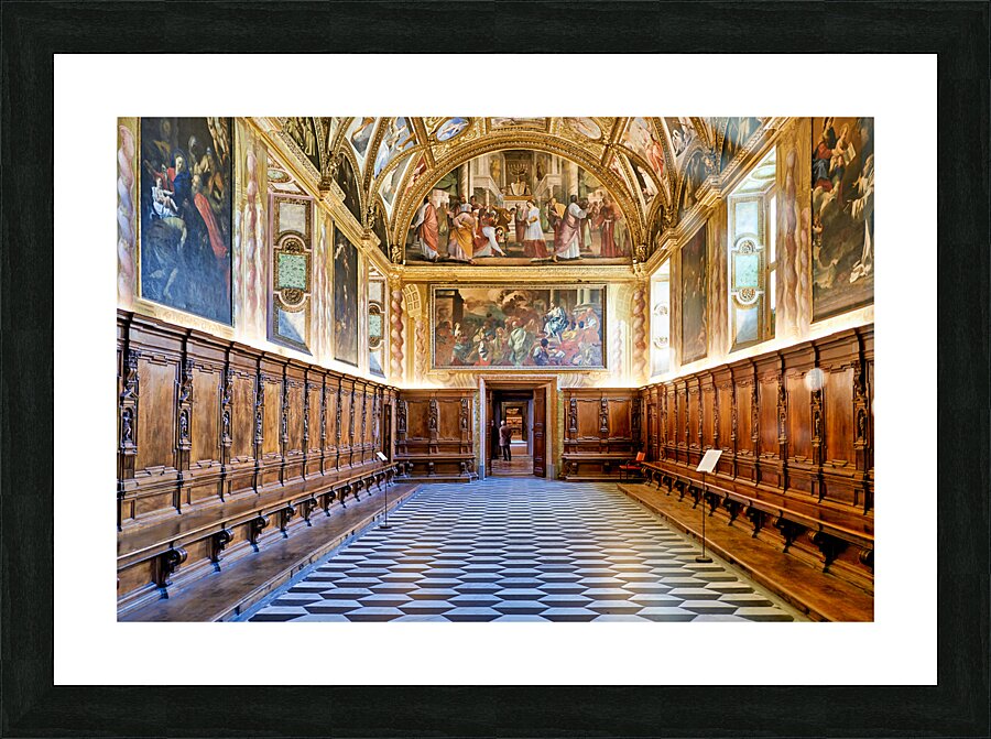 Naples Campania Italy. The Certosa di San Martino Charterhouse of St. Martin is a former monastery complex now a museum Picture Frame print