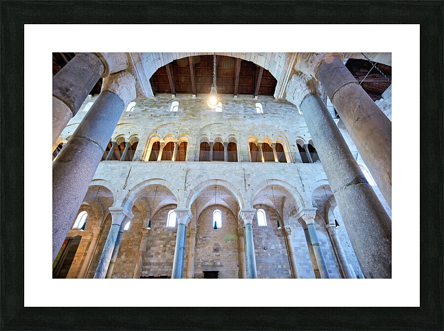 Apulia Puglia Italy. Trani. Basilica Cattedrale Beata Maria Vergine Assunta dedicated to Saint Nicholas Picture Frame print