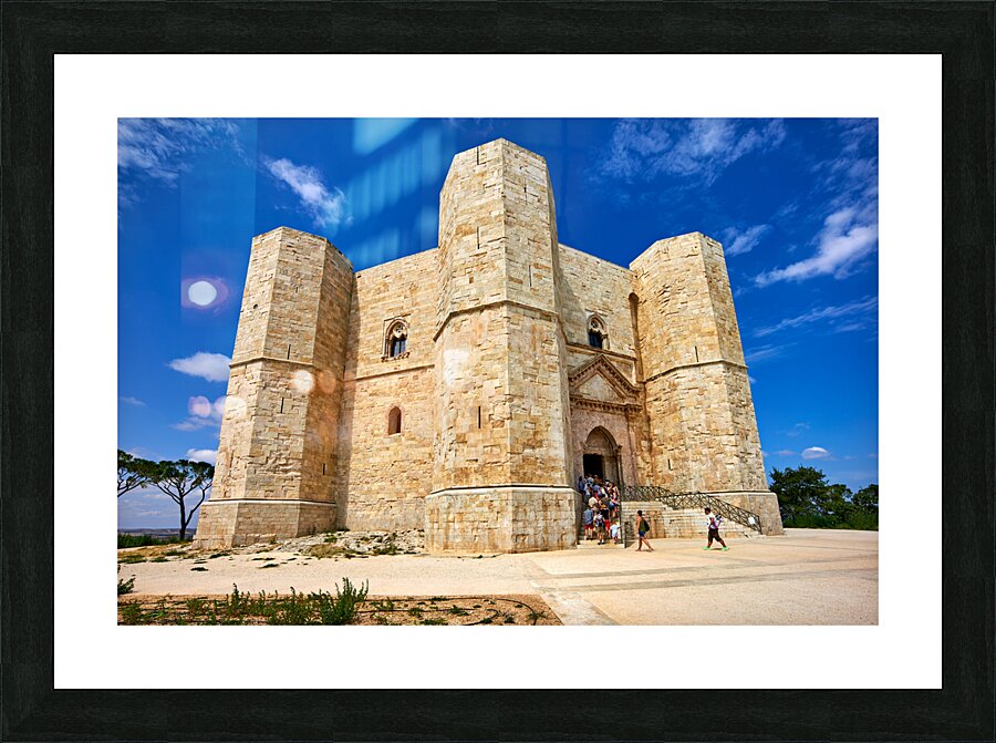 Apulia Puglia Italy. Castel del Monte Picture Frame print