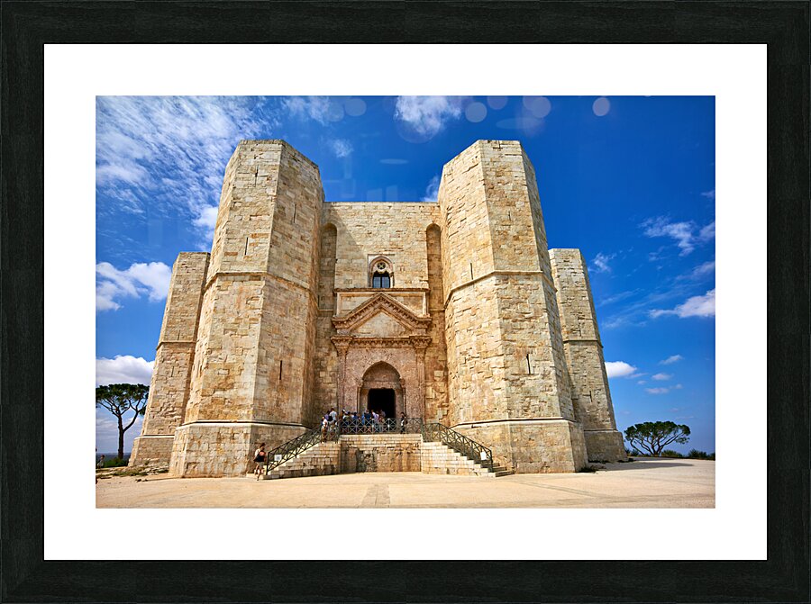 Apulia Puglia Italy. Castel del Monte Picture Frame print