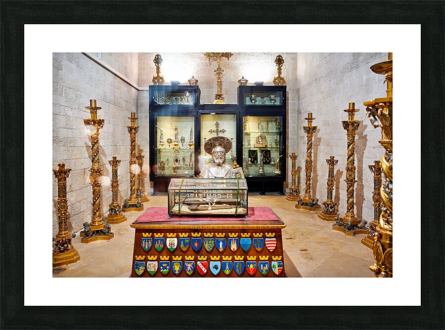 Apulia Puglia Italy. Bari. The Pontifical Basilica of Saint Nicholas Picture Frame print