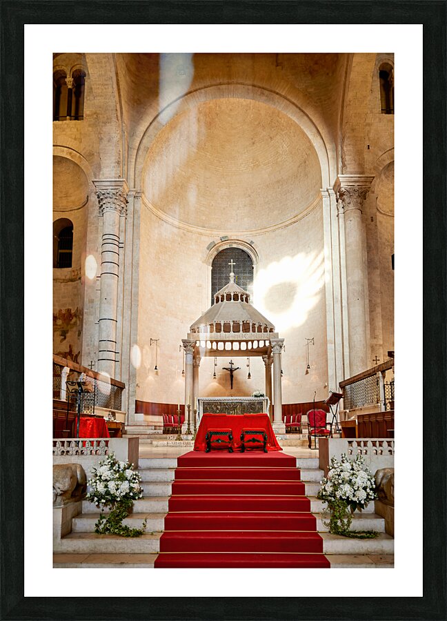 Apulia Puglia Italy. Bari. The Cathedral of Saint Sabinus Picture Frame print