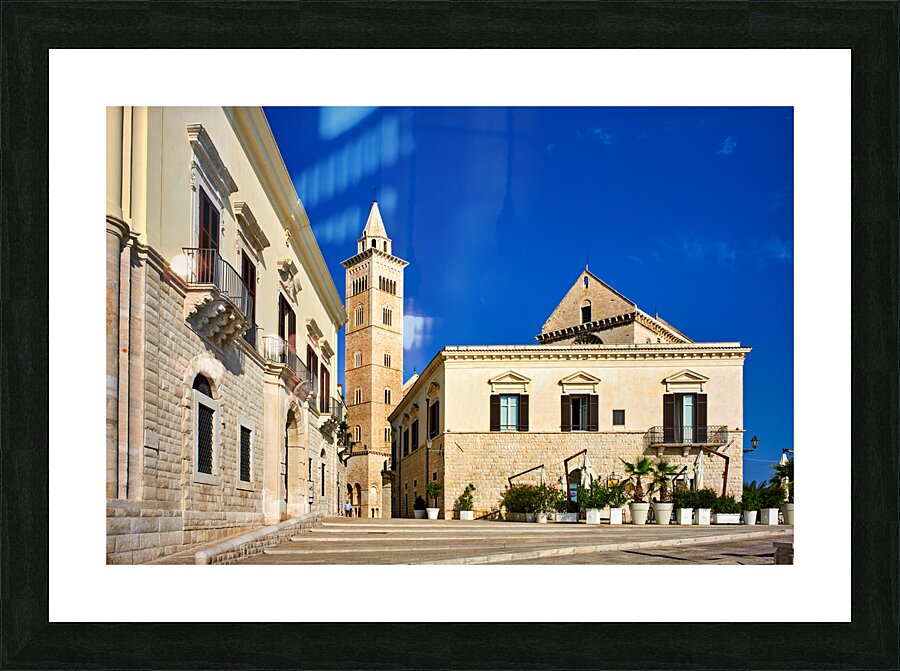 Apulia Puglia Italy. Trani. Basilica Cattedrale Beata Maria Vergine Assunta dedicated to Saint Nicholas Picture Frame print