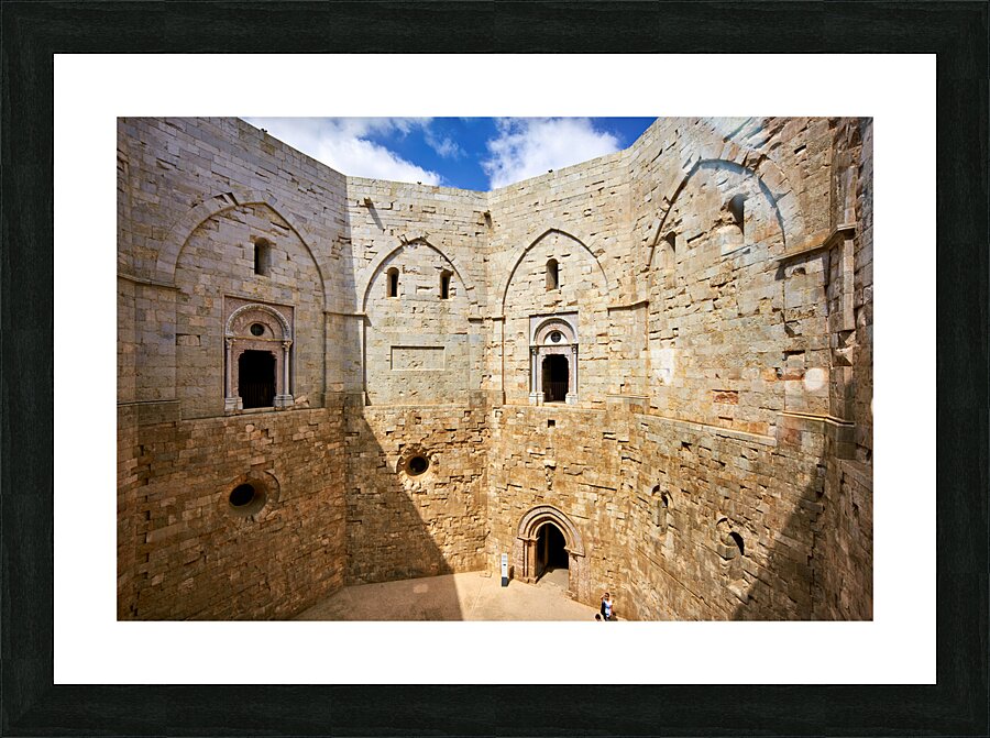 Apulia Puglia Italy. Castel del Monte Picture Frame print