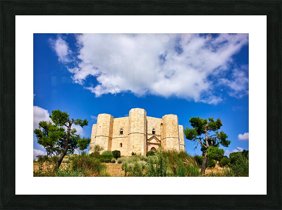Apulia Puglia Italy. Castel del Monte Picture Frame print