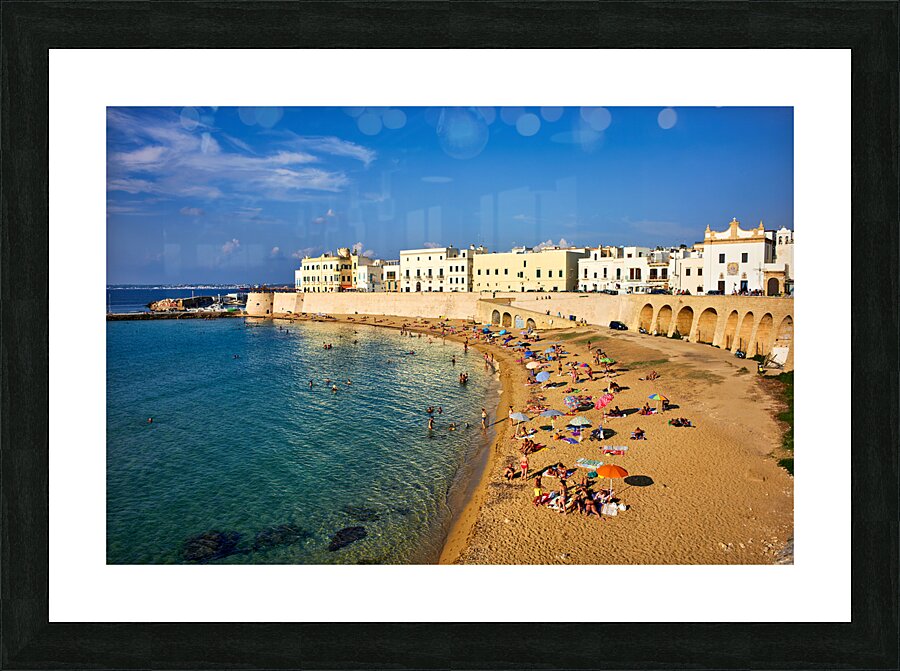 ITALY Puglia Gallipoli Picture Frame print