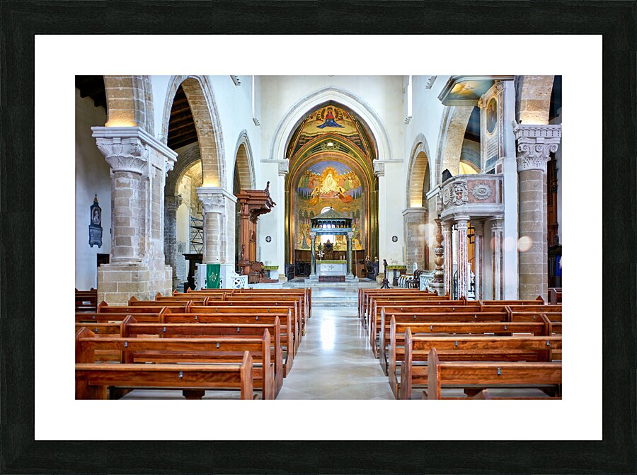 Salento. Apulia Puglia Italy. Nardò. The Cathedral Picture Frame print