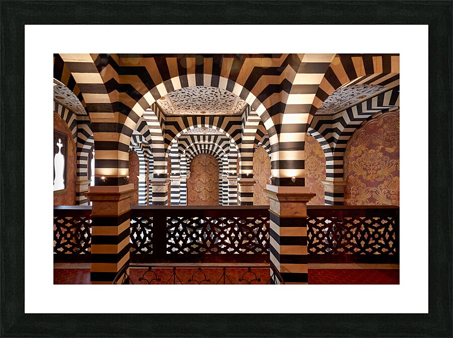 Bologna Italy. Rocchetta Mattei is a fortress located in the northern Apennines Picture Frame print