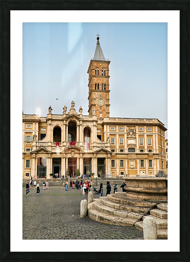 Rome Lazio Italy. The Basilica of Saint Mary Major Basilica Papale di Santa Maria Maggiore Picture Frame print