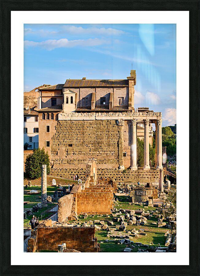 Rome Lazio Italy. The Roman Forum Picture Frame print