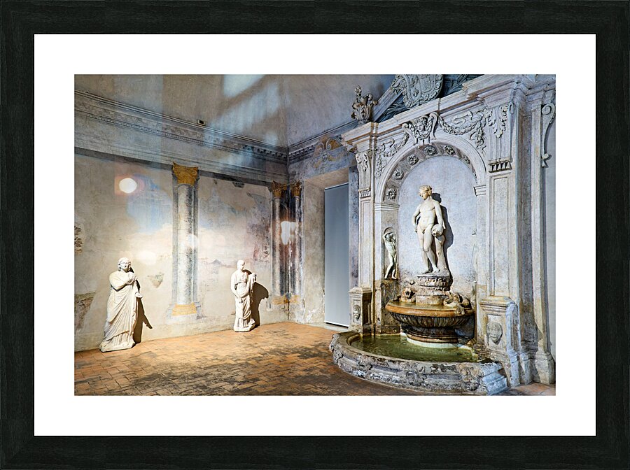 Rome Lazio Italy. The Galleria Nazionale dArte Antica or National Gallery of Ancient Art an art museum in Palazzo Barberini Picture Frame print