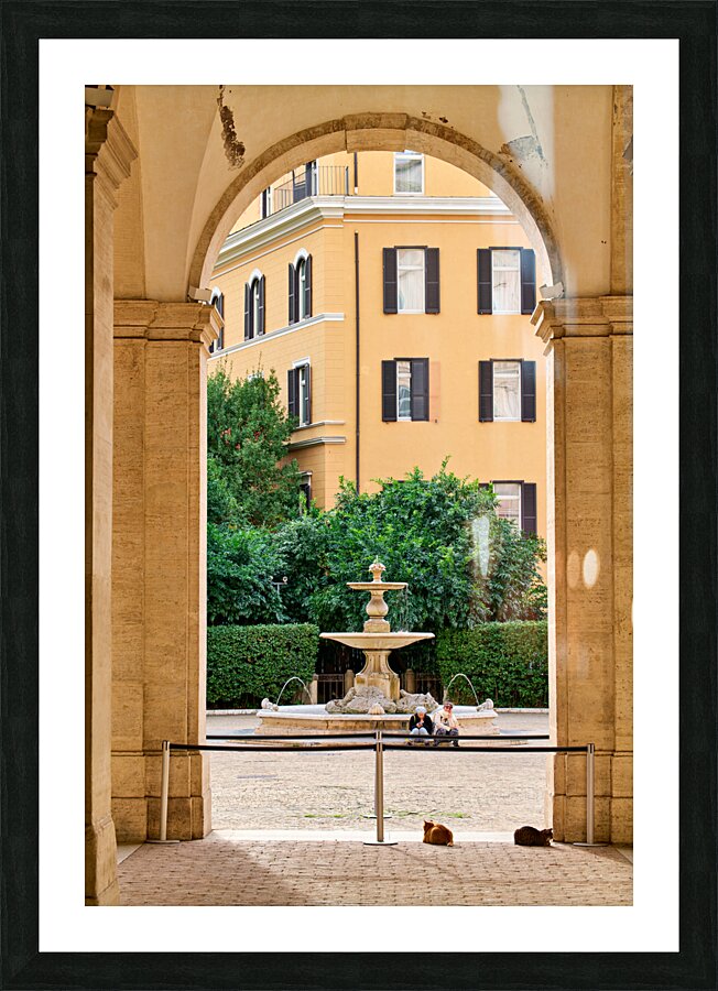 Rome Lazio Italy. The Galleria Nazionale dArte Antica or National Gallery of Ancient Art an art museum in Palazzo Barberini Picture Frame print
