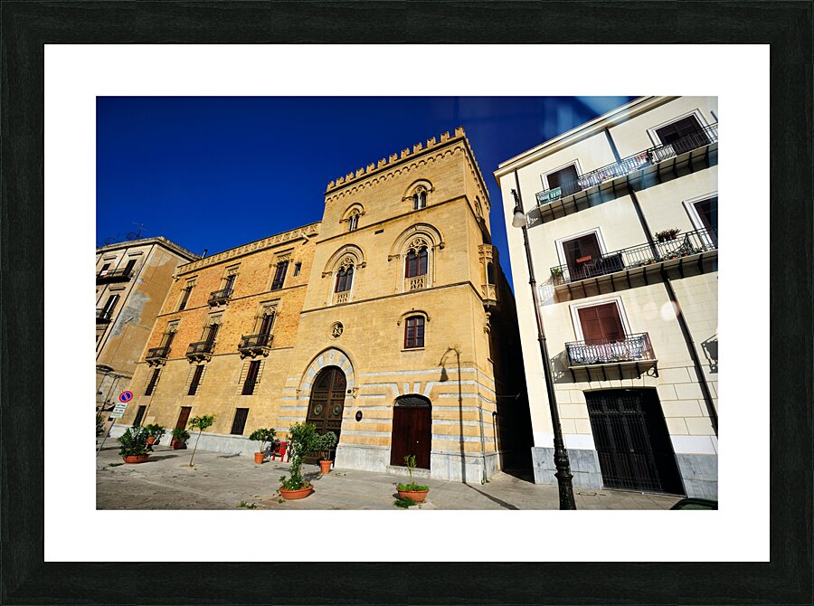 Palermo Sicily Italy. Palazzo Galletti San Cataldo Picture Frame print