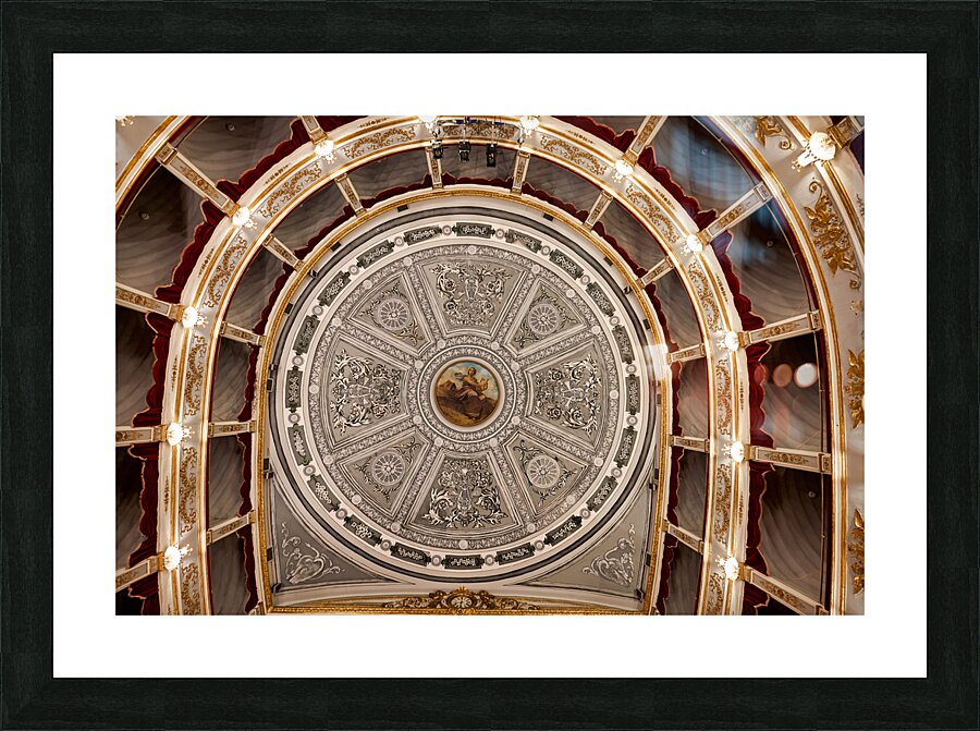 Teatro theater Tina di Lorenzo Noto Sicily Italy Picture Frame print