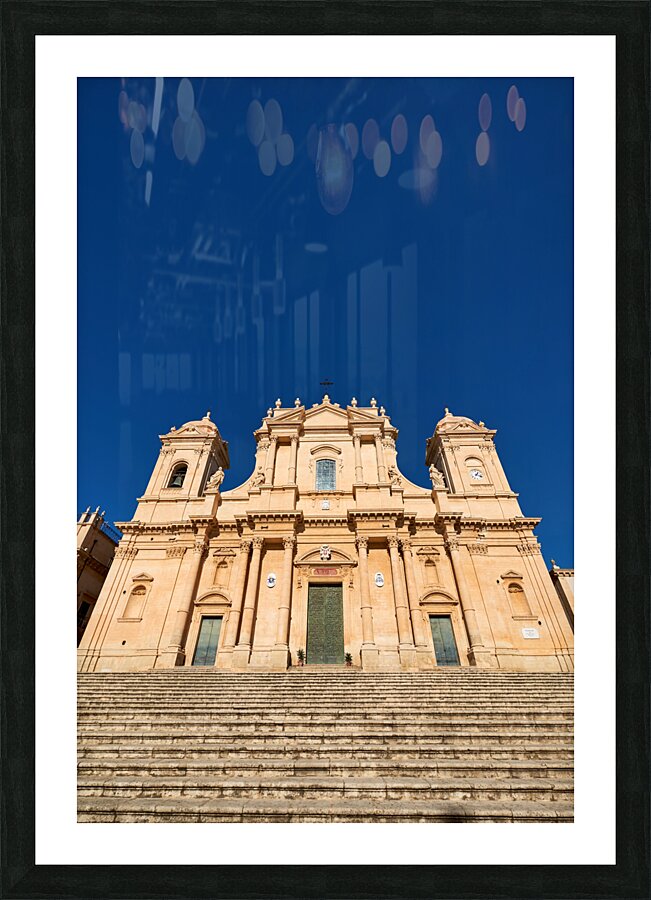 Noto Cathedral Sicily Italy Picture Frame print