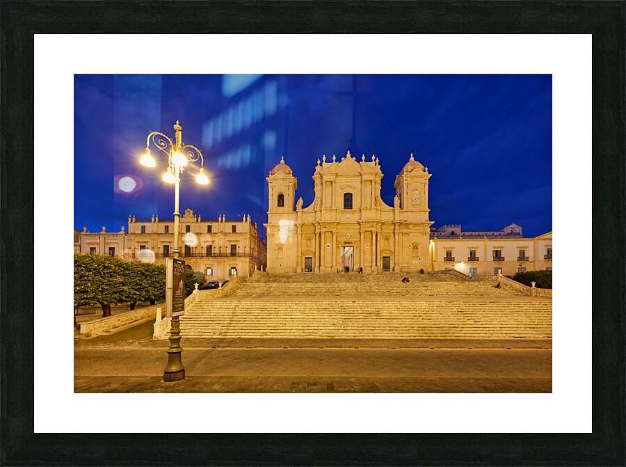 Noto Cathedral Sicily Italy Picture Frame print