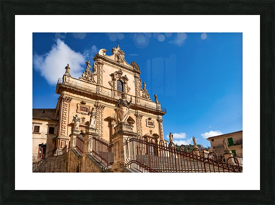 Chiesa di San Pietro Church. Modica Sicily Italy Picture Frame print
