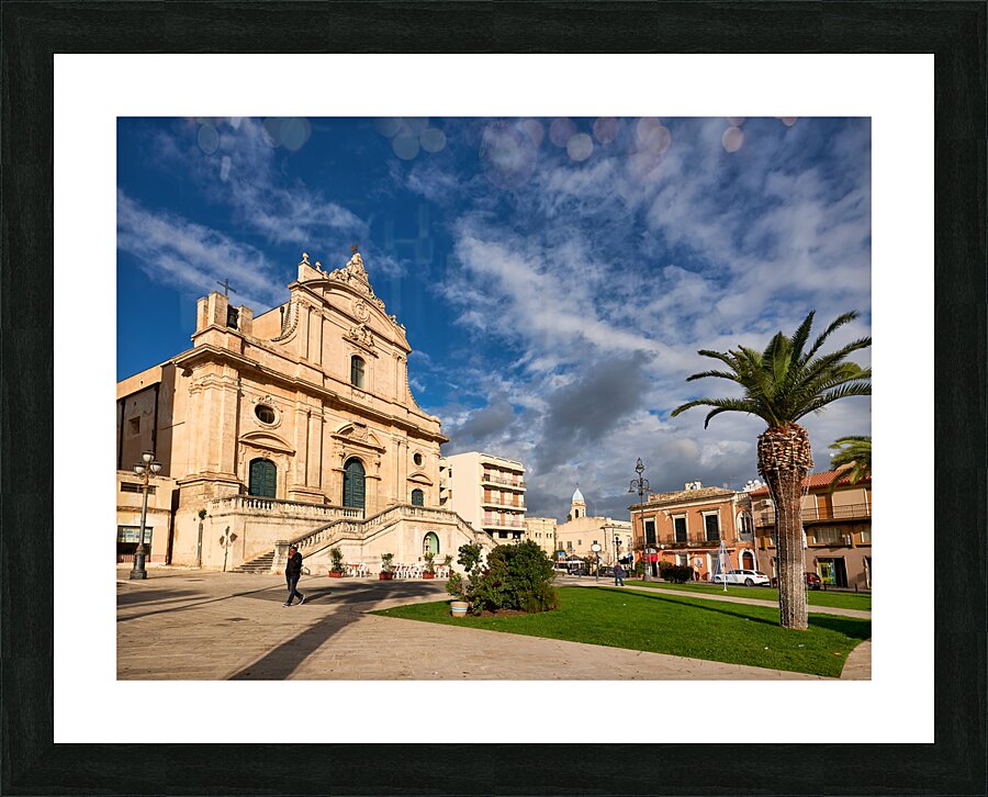 Chiesa Madre S. Bartolomeo. Ispica Sicily Italy Picture Frame print