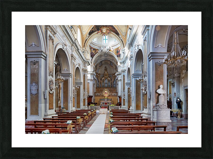 Basilica della Collegiata. Catania Sicily Italy Picture Frame print
