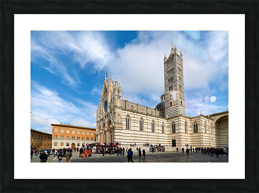 Siena Tuscany Italy. The Cathedral Picture Frame print