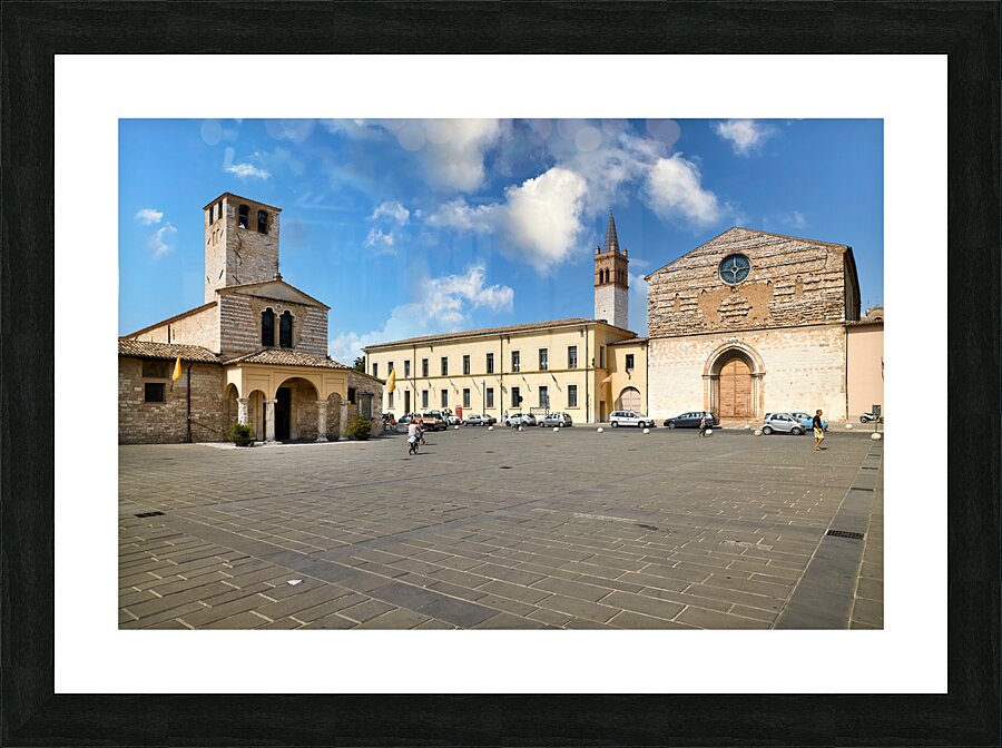 Foligno Umbria Italy. The church of Santa Maria Infraportas Picture Frame print