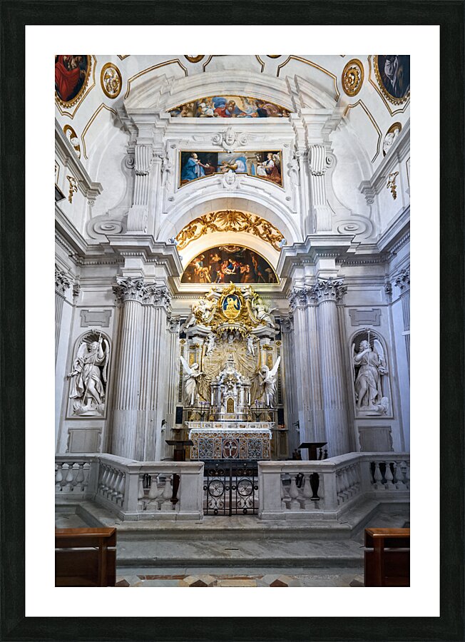 Spoleto Umbria Italy. The Cathedral Picture Frame print