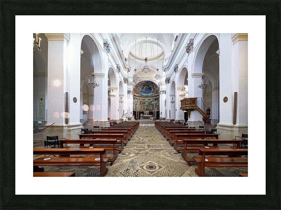 Spoleto Umbria Italy. The Cathedral Picture Frame print