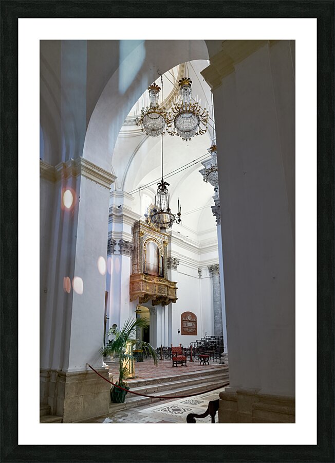 Spoleto Umbria Italy. The Cathedral Picture Frame print