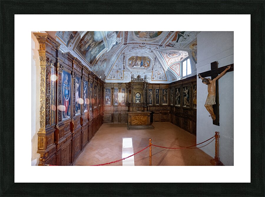 Spoleto Umbria Italy. The Cathedral Picture Frame print