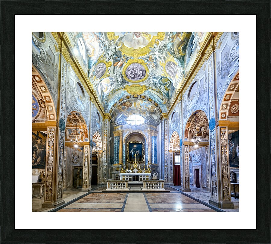 Todi Umbria Italy. Chiesa della Nunziatina Nunziatina Church Picture Frame print