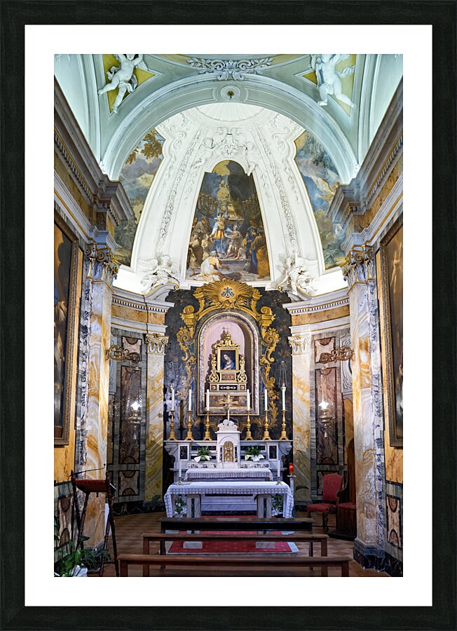 Città della Pieve Umbria Italy. The Cathedral of San Gervasio e Protasio Picture Frame print