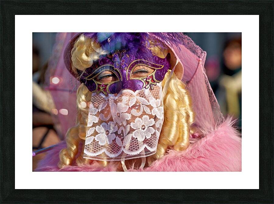 Venice Italy. The Carnival Picture Frame print