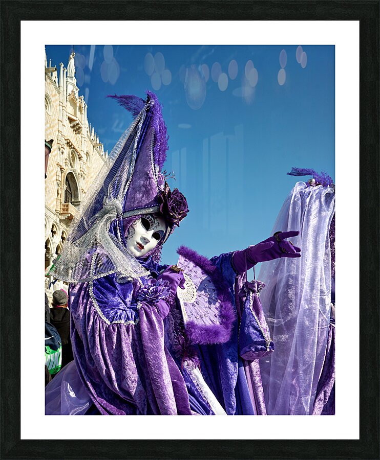 Venice Italy. The Carnival Picture Frame print