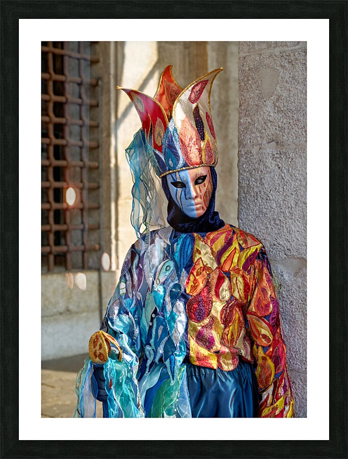 Venice Italy. The Carnival Picture Frame print
