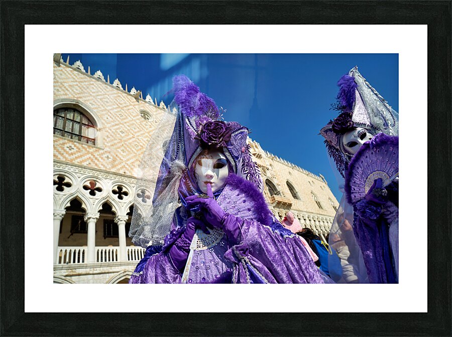 Venice Italy. The Carnival Picture Frame print