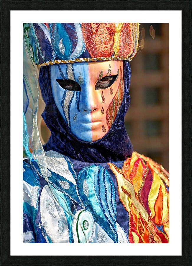 Venice Italy. The Carnival Picture Frame print