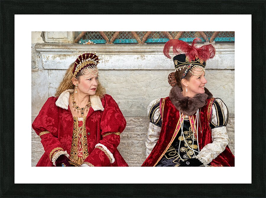 Venice Italy. The Carnival Picture Frame print