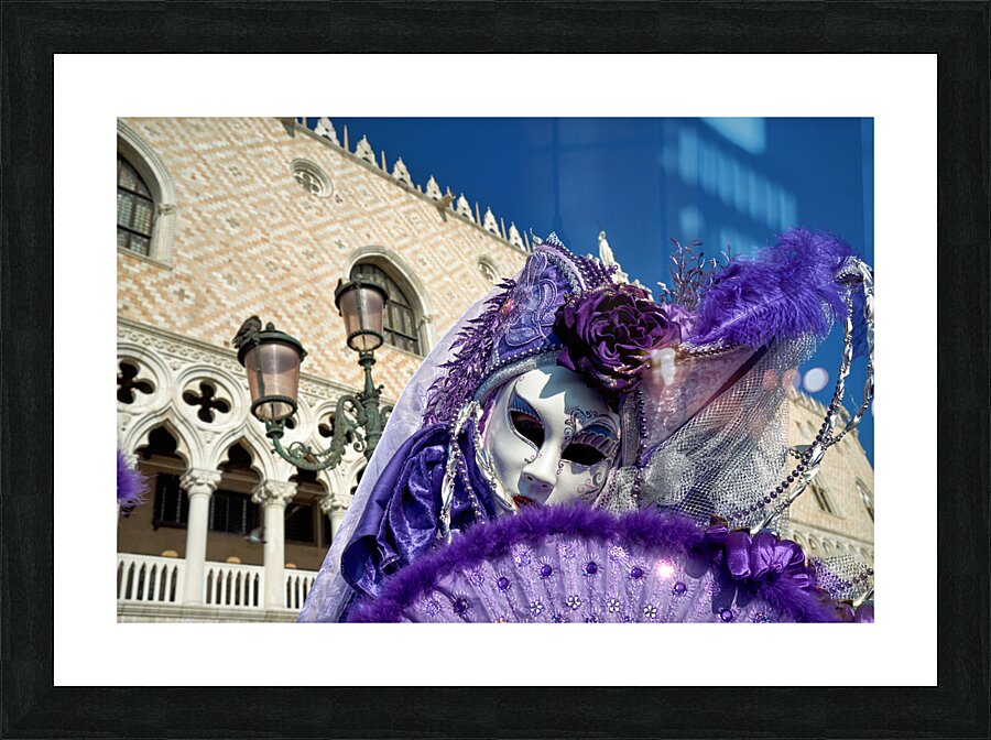 Venice Italy. The Carnival Picture Frame print