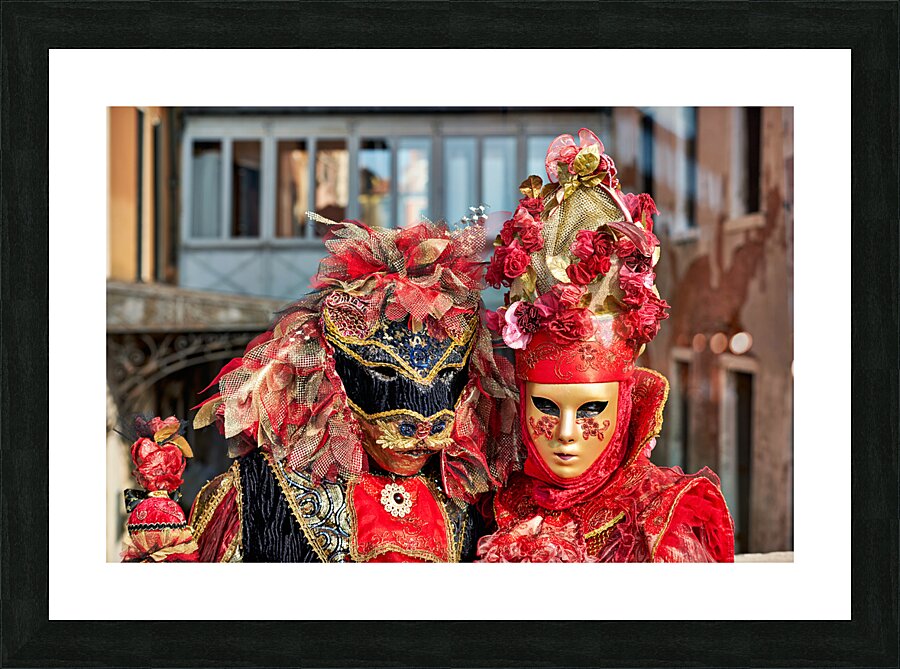 Venice Italy. The Carnival Picture Frame print