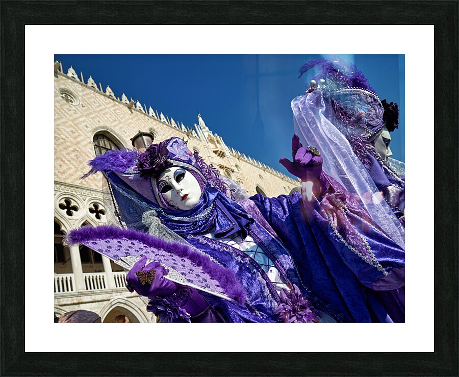 Venice Italy. The Carnival Picture Frame print