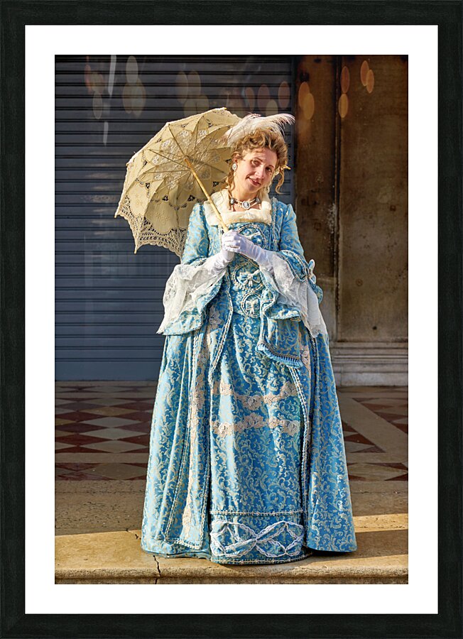 Venice Italy. The Carnival Picture Frame print