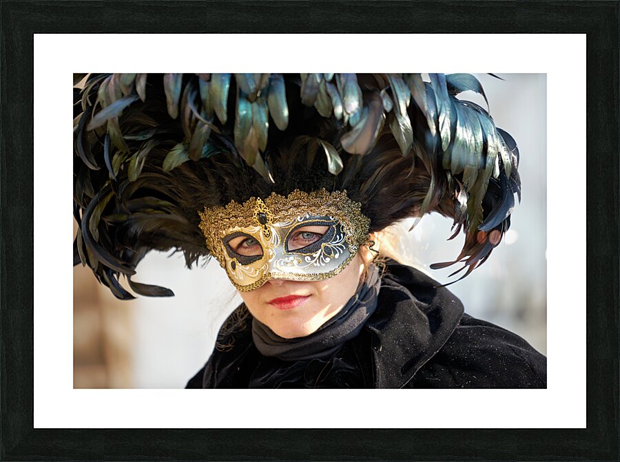 Venice Italy. The Carnival Picture Frame print