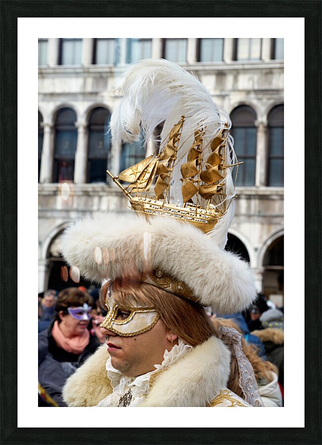 Venice Italy. The Carnival Picture Frame print