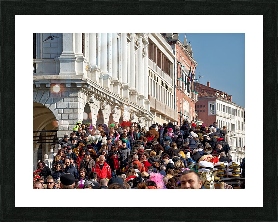 Venice Italy. The Carnival Picture Frame print