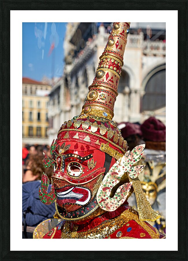 Venice Italy. The Carnival Picture Frame print