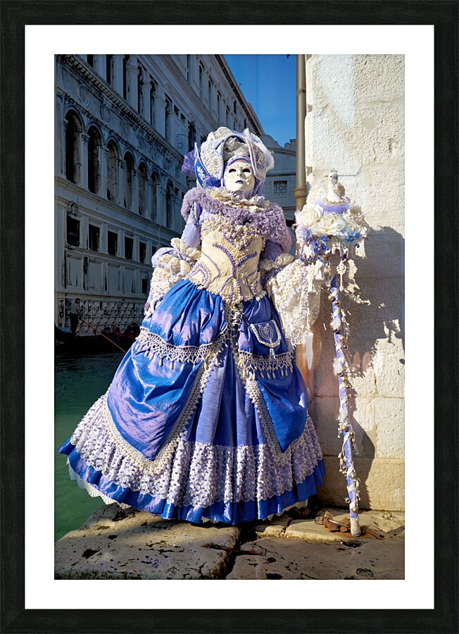 Venice Italy. The Carnival Picture Frame print